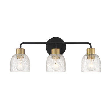 Flagler 3 Light Bath Vanity 8.75 Inch Tall and 22 Inch Wide by Savoy House - L8-5900-3-143