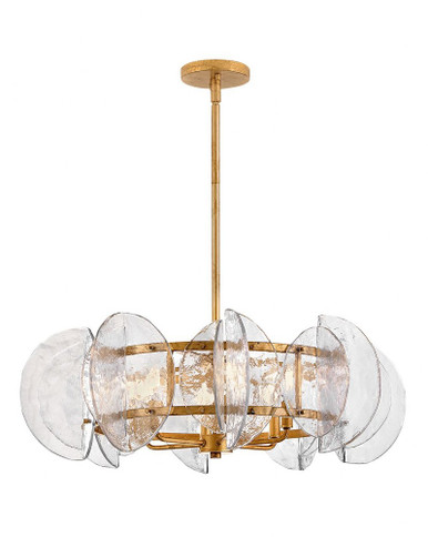 Seraphina 5W 6LED Medium Drum Chandelier 28.25 Inch Wide by Fredrick Ramond - FR41924DA