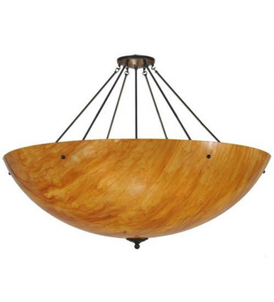 Madison 8 Light Semi Flush Mount 11 x 36 Inches by Meyda Tiffany - 111816