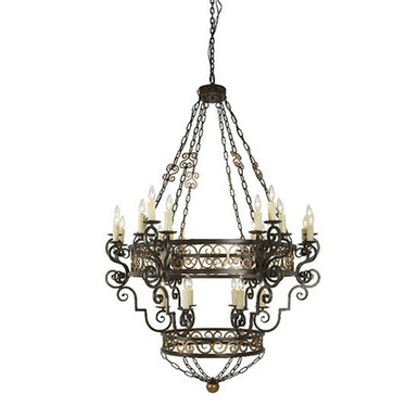 Isabo 24 Light Chandelier 72 x 48 Inches Wide by Meyda Tiffany - 115356