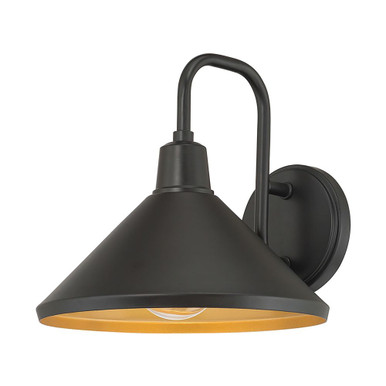 Vectra 1 Light Outdoor Wall Mount 9.75 Inch and 10 Inch Wide by Millennium - 51101-PBK