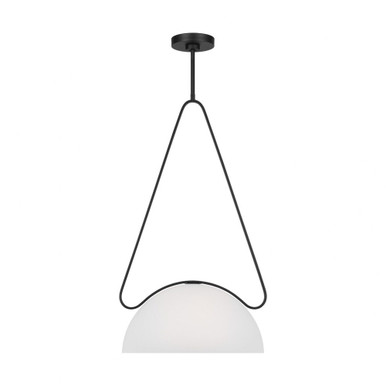 Nido 1 Light Medium Pendant by Visual Comfort Studio - KP1161MBK