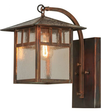 Seneca Double Bar Mission 1 Light Hanging Wall Sconce 14 x 9 In by Meyda - 148648