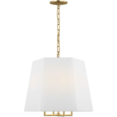 Lille 4 Light Pendant 16.75 Inch and 17 Inch Wide by Visual Comfort Studio - PCP1024GD