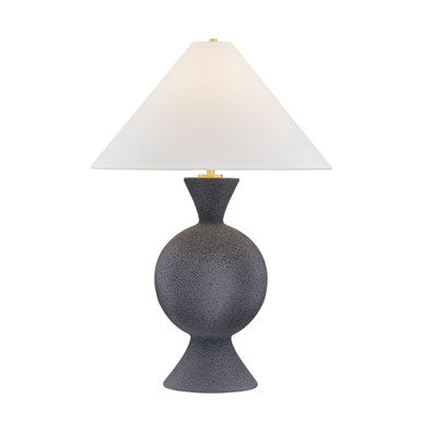 Zadeh 1 Light Table Lamp 27.25 Inch Tall and 19 Inch Wide by Mitzi - HL986201-AGB/CPM