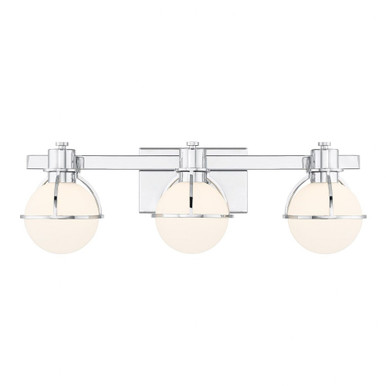 Pierce 3 Light Bath Vanity 7.5 Inch Tall and 24 Inch Wide by Savoy House - 8-1060-3
