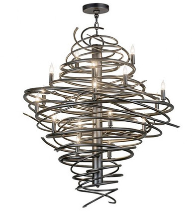 Cyclone 18 Light Chandelier 47 x 36 Inches Wide by Meyda Tiffany - 162308