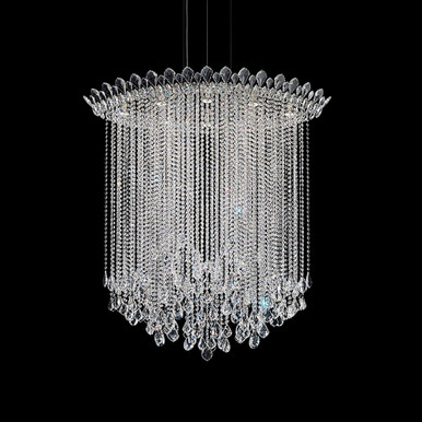 Trilliane Strands 8 Light Large Pendant 48 Inch Tall by Schonbek - TR4813N-401R