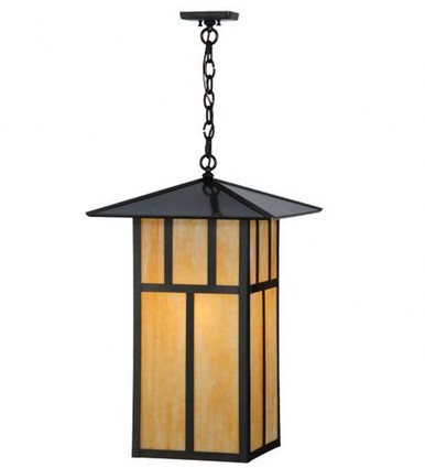 Seneca Double Bar Mission 3 Light Square Pendant 30 x 24 Inch by Meyda - 144123