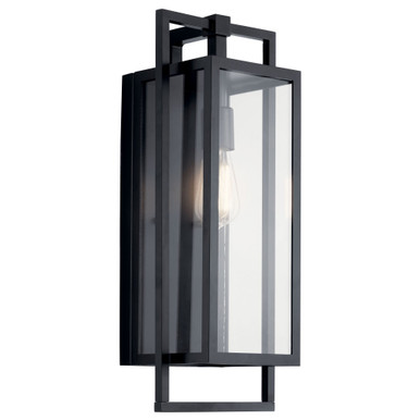 Goson 1 Light Outdoor Wall Lantern 20.25 Inch Tall by Kichler - 59087BK
