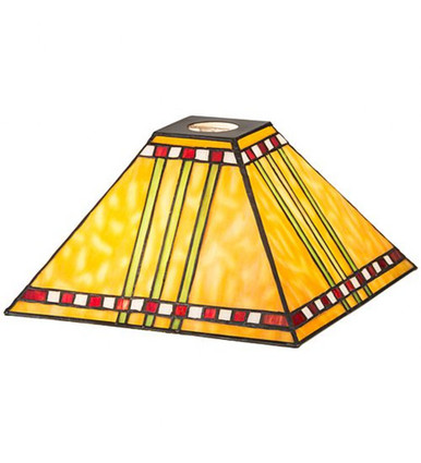 Prairie Corn 10 Inch Square Shade by Meyda Tiffany - 99150
