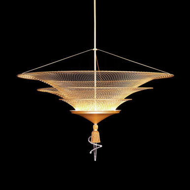 Veneto 43W 1 LED Light Large Pendant by Schonbek - S2234-706H