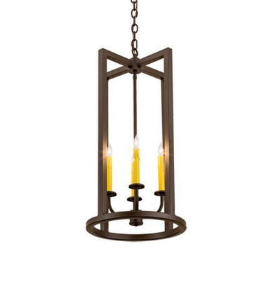 Porte Tournante 4 Light Pendant 34 x 15 Inches by Meyda Tiffany - 202044