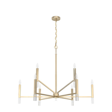Sunjai 9 Light Oversized 2 Tier Chandelier by Hunter - 1952_9
