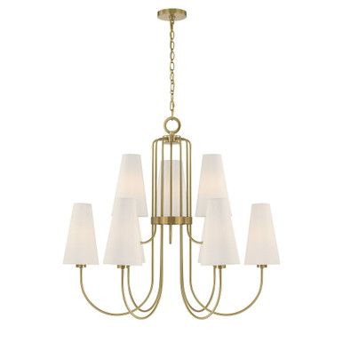 Wilkes 9 Light Chandelier 33 Inch Tall and 36 Inch Wide by Savoy House - 1-4701-9-322