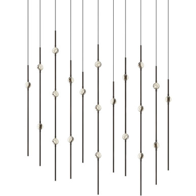 Constellation 42W 21 LED Pendant 38 Inch Tall and 7.5 Inch Wide by Sonneman - 2016-J20
