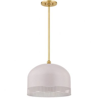 Liba 1 Light Medium Pendant by Mitzi - H884701L-AGB/SPG