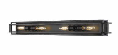 Titania Four Light Vanity Light by Z Lite - 454-4V-MB