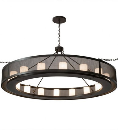 Loxley Golpe 160W 16 LED Chandelier 41 x 78 In by Meyda Tiffany - 179911