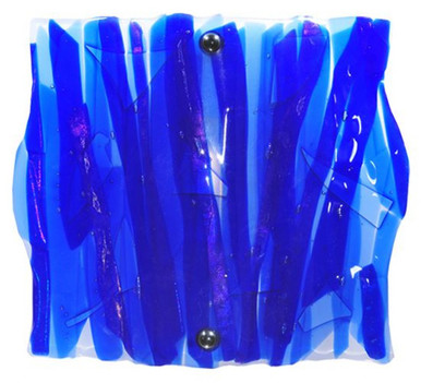 Metro Fusion Azul 1 Light Wall Sconce 11 x 13 Inches by Meyda Tiffany - 107085