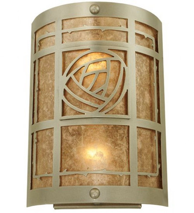 Bungalow Rose 2 Light Wall Sconce 12.25 x 8.75 Inches by Meyda Tiffany - 137313