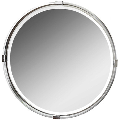Tazlina 29.5 Inch Round Mirror 29.5 Inch Wide by 2 Inch deep by Uttermost - 09109