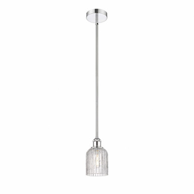 Bridal Veil 1 Light Mini Pendant 8.5 Inch Tall by Innovations - 616-1S-G559-5