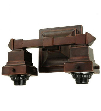 Mission 2 Light Wall Sconce Hardware by Meyda Tiffany - 24277