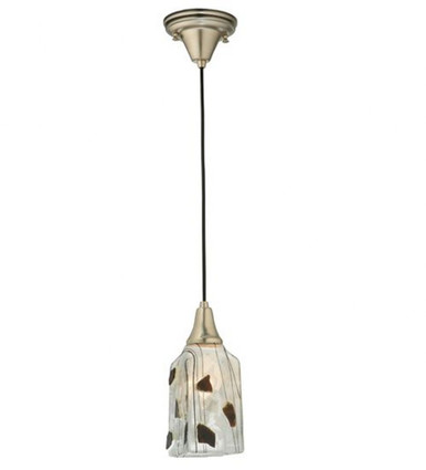 Metro Fusion Licorice 1 Light Mini Pendant 15 x 5.25 Inch by Meyda Tiffany - 122304