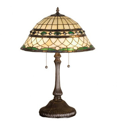 Tiffany Roman 2 Light Table Lamp by Meyda Tiffany - 27538