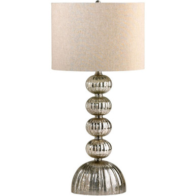 Cardinal 1 Light Table Lamp 15.5 Inches by 32 Inches High by Cyan  - 04369