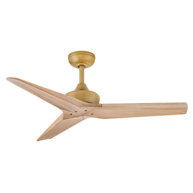 Chisel 3 Blade Ceiling Fan 12 Inch Tall and 44 Inch Wide by Hinkley - 903744FHB-NDD
