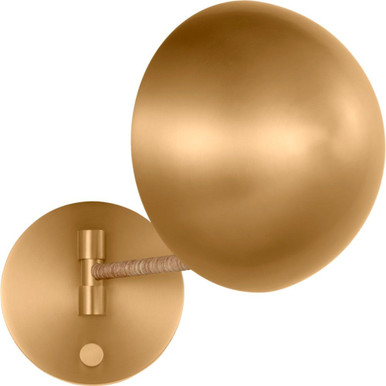 Balleroy 1 Light Wall Sconce by Visual Comfort Studio - LXW1071BBS