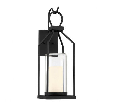 Hamilton 1 Light Outdoor Wall Lantern by Savoy House - 5-1986-bk