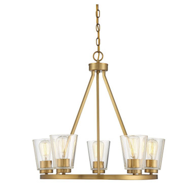 Calhoun 5 Light Medium Chandelier by Savoy House - 1-1021-5