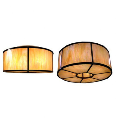 Mission Prime 6 Light Semi Flush Mount 22 x 48 Inches by Meyda Tiffany - 19862