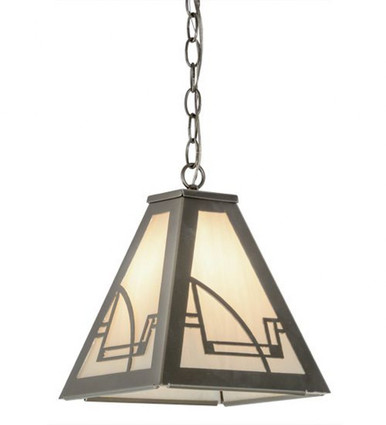 Revival Deco 1 Light Square Mini Pendant 15.5 x 14 Inches by Meyda Tiffany - 179844