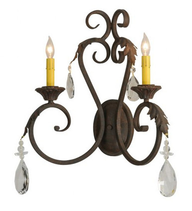 Josephine 2 Light Wall Sconce 21 x 20 Inch by Meyda Tiffany - 149381