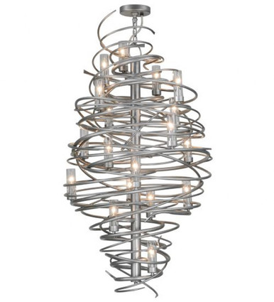 Cyclone 18 Light Chandelier 55 x 30 Inches Wide by Meyda Tiffany - 148175