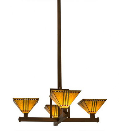 Prairie Corn 4 Light Inverted Pendant 85 x 47 Inches by Meyda Tiffany - 169800