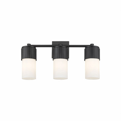 Bolivar 3 Light Industrial Vanity Light 20.5 Inch Wide by Innovations - 428-3W-G428-7