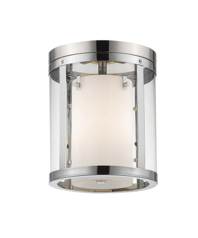 Willow 3 Light 9 Inch Wide Metropolitan Flush Mount by Z-Lite - 426F-CH