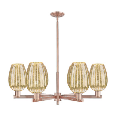 Preston 6 Light Stem Chandelier 13.75 Inch X 23.88 Inch Wide by Innovations - 716-6CR-G457-6_P