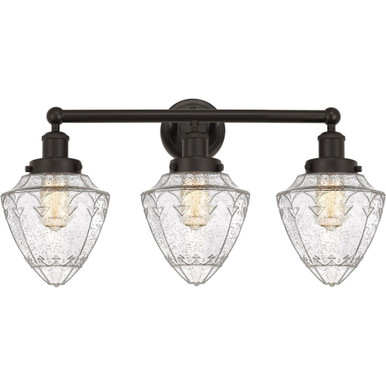 Bullet 3 Light Bath Vanity 13.25 Inch Tall and 25 Inch Wide by Innovations - 616-3W-OB-G664-7