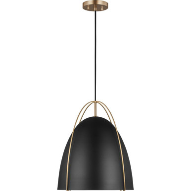 Norman 1 Light Medium Pendant 19.13 Inch Tall by Visual Comfort Studio - 6651701
