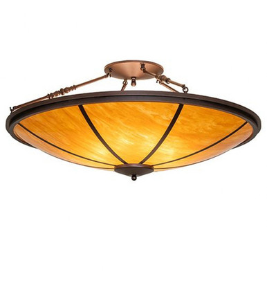 Commerce 8 Light Semi Flush Mount 20 x 45 Inches by Meyda Tiffany - 270574