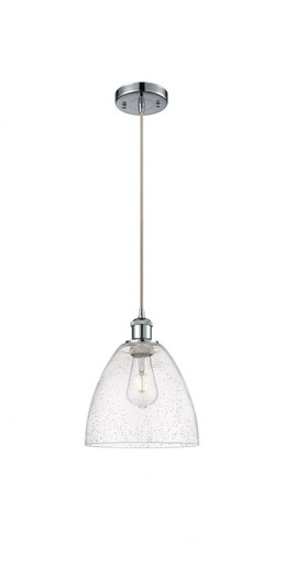Bristol 1 Light Cord hung Mini Pendant 11.5 InchX9 Inch Wide by Innovations - 516-1P-PC-GBD-94
