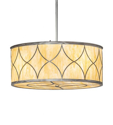 Diamond Cilindro 4 Light Pendant 54 x 30 Inches by Meyda Tiffany - 252431