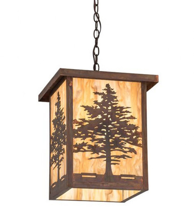 Tamarack 1 Light Pendant 22 Inches Tall and 14 Inches Wide by Meyda Tiffany - 190096