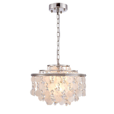 Avara 6 Light Chandelier 12.8 Inch Tall and 18 Inch Wide by Artcraft - AC12072PN